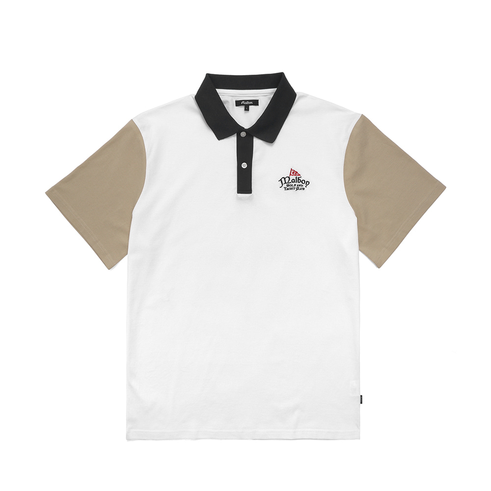 [Yacht Club] 폴로 티셔츠 WHITE