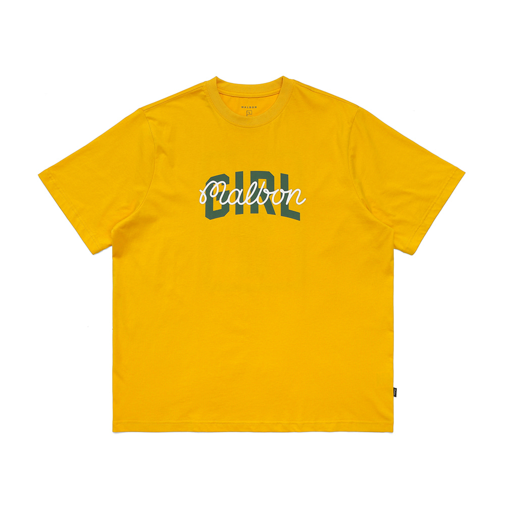 [MALBON X GIRL] Thompson Unboxed 티셔츠 GOLD