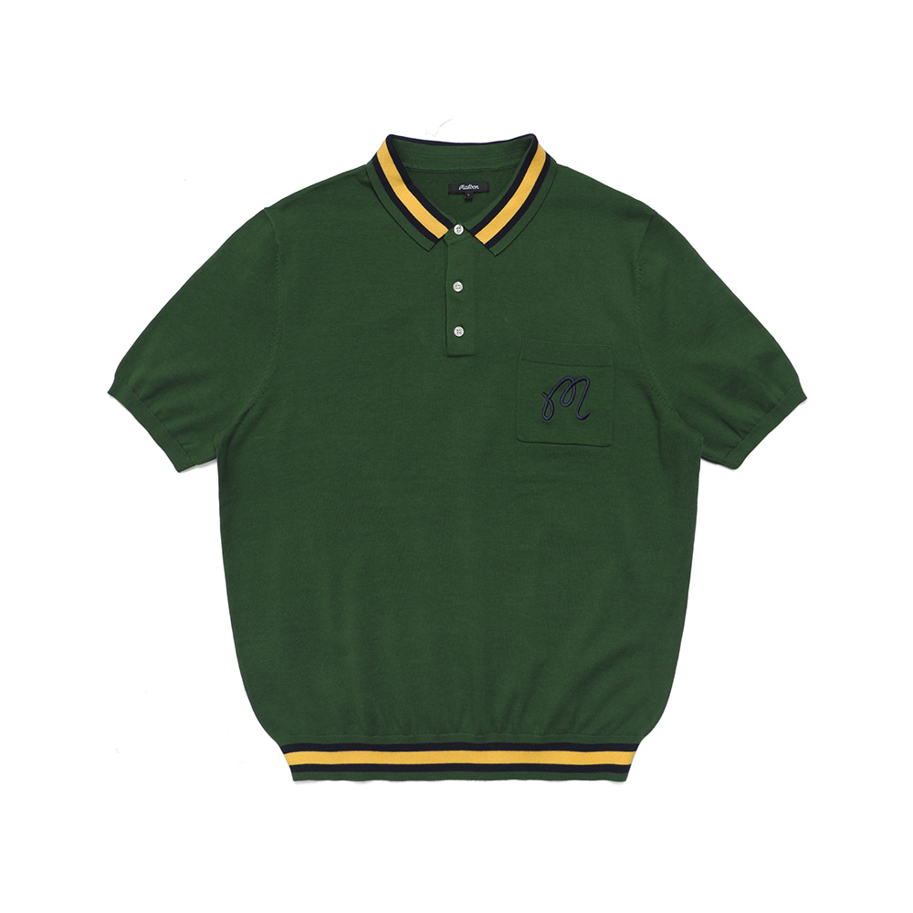[LEGACY Collection] Cypress 니트폴로 티셔츠 GREEN