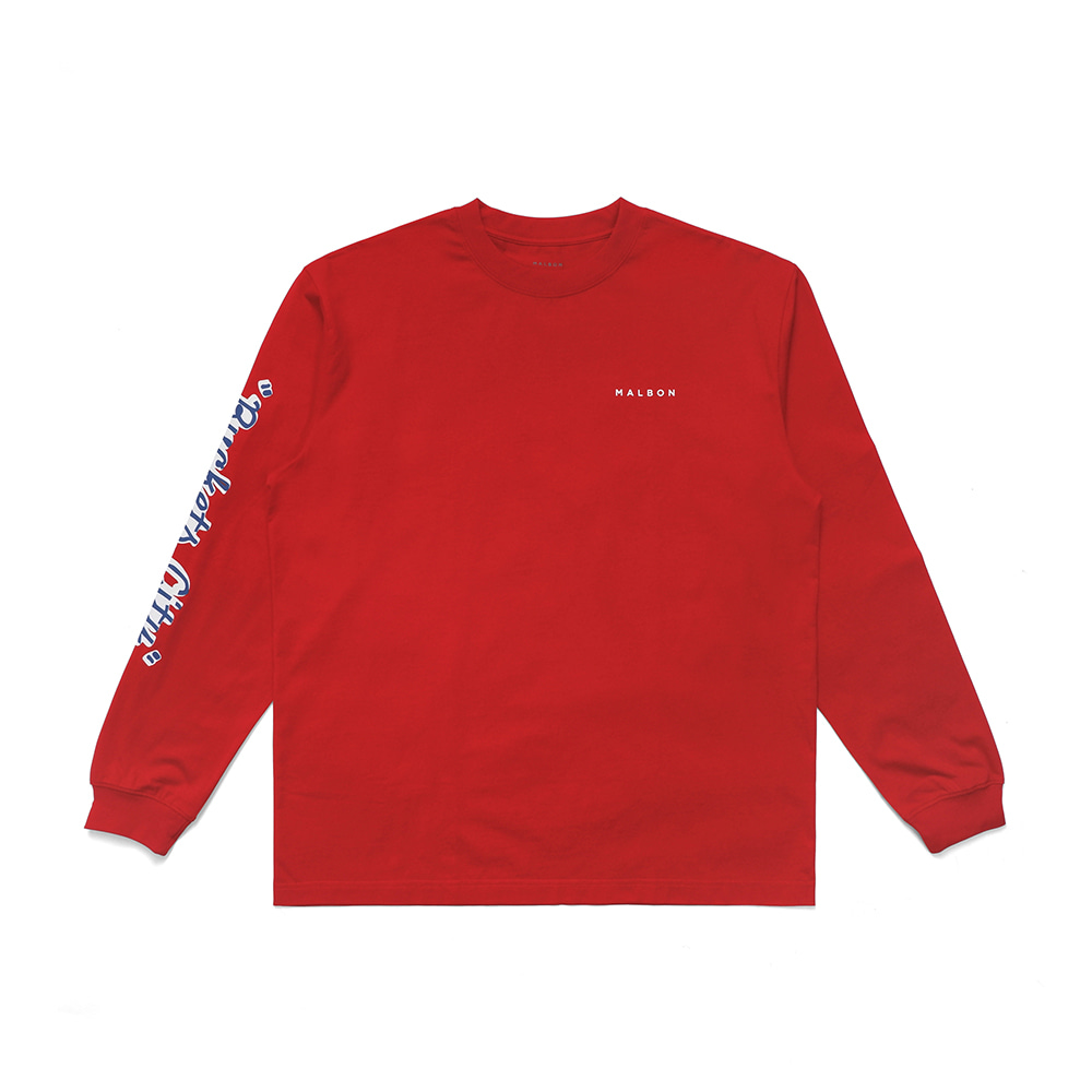 [Buckets City] LS 티셔츠 RED