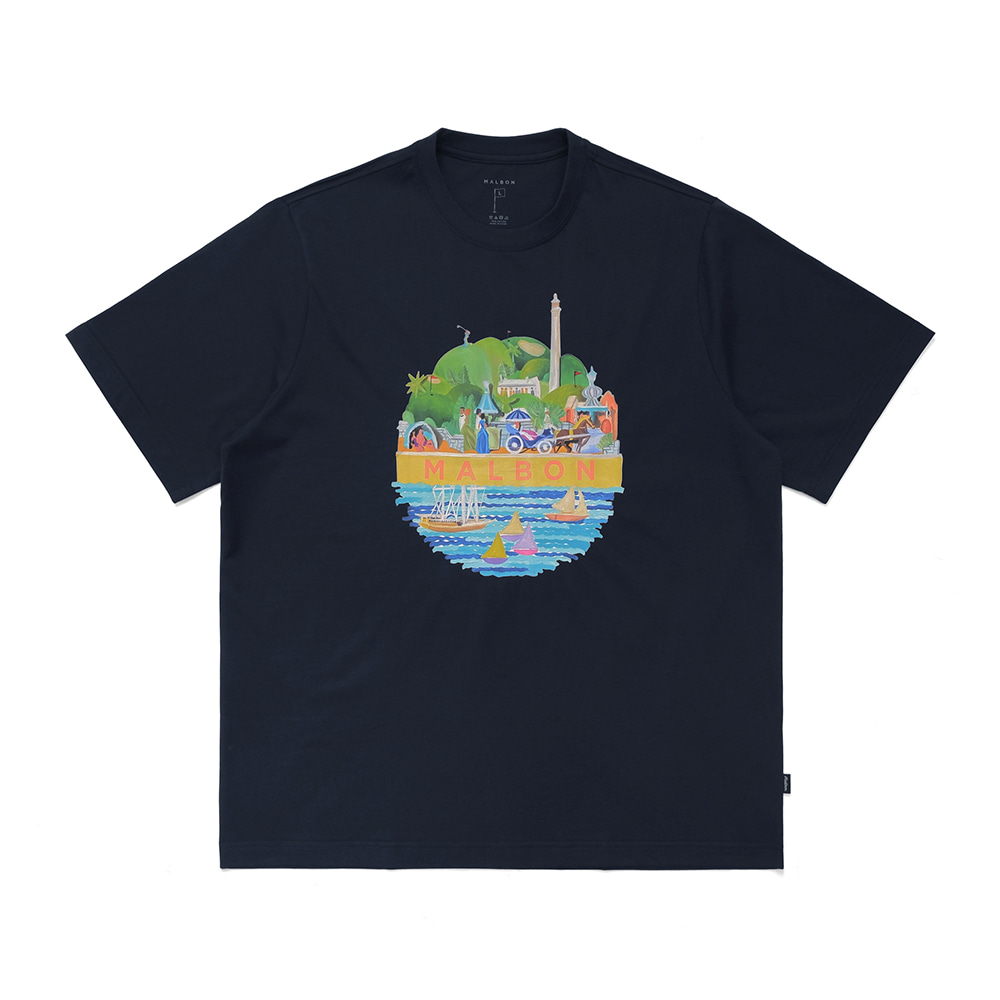 [Bermuda Collection] 라운드 티셔츠 NAVY