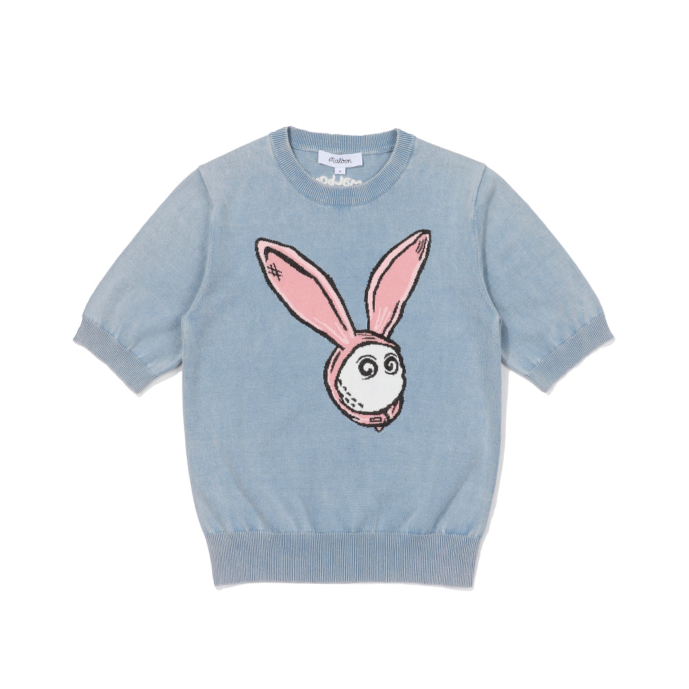 [Rabbit] 래빗 버킷 스웨터 SKY BLUE (WOMAN)