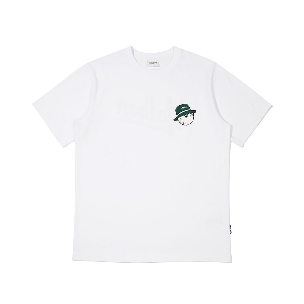 스크립트 버킷 라운드 티셔츠 WHITE (UNISEX)