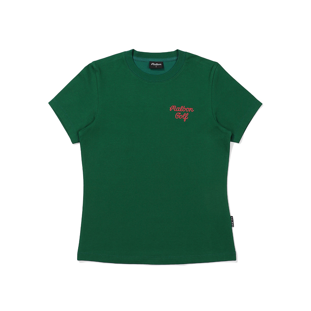 CP 더블 사이드 라운드 티셔츠 GREEN (WOMAN)